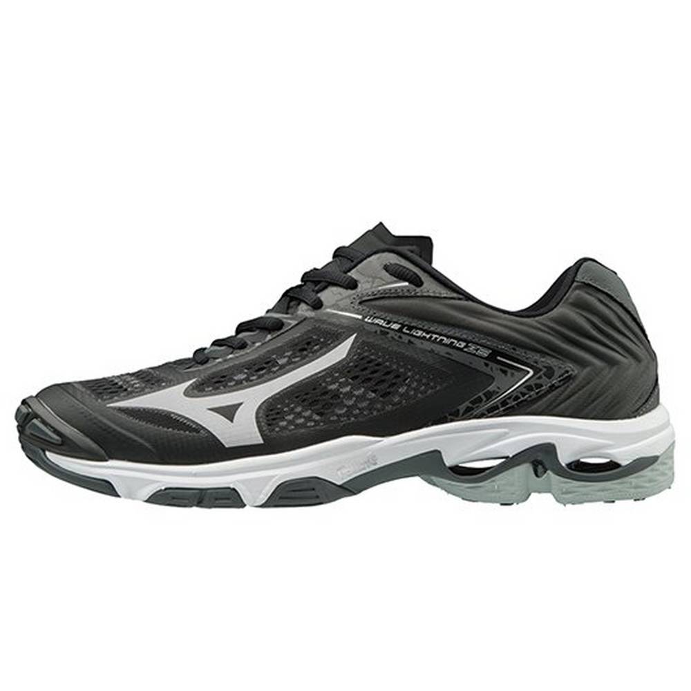 Mens Mizuno Wave Lightning Z5 Volleyball Shoes Black/Silver Philippines (VIHAZT265)